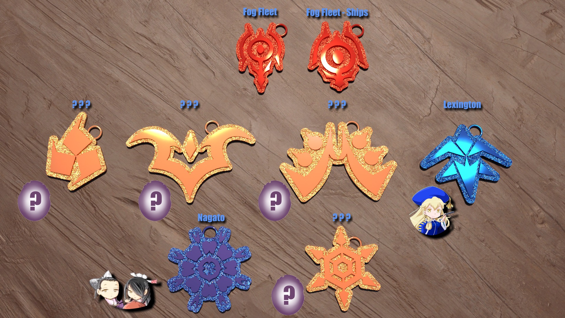 ARPEGGIO OF BLUE STEEL KEYCHAIN AND CORE 3D print model_34