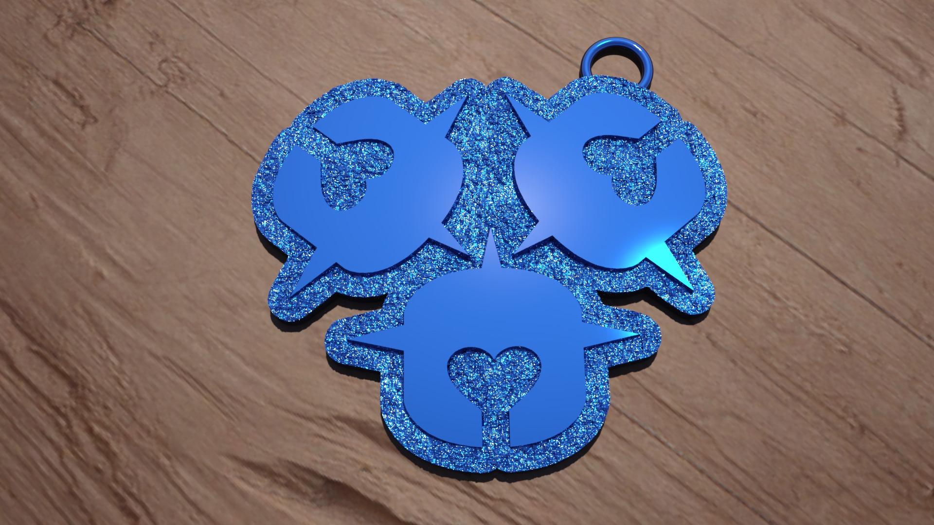 ARPEGGIO OF BLUE STEEL KEYCHAIN AND CORE 3D print model_29