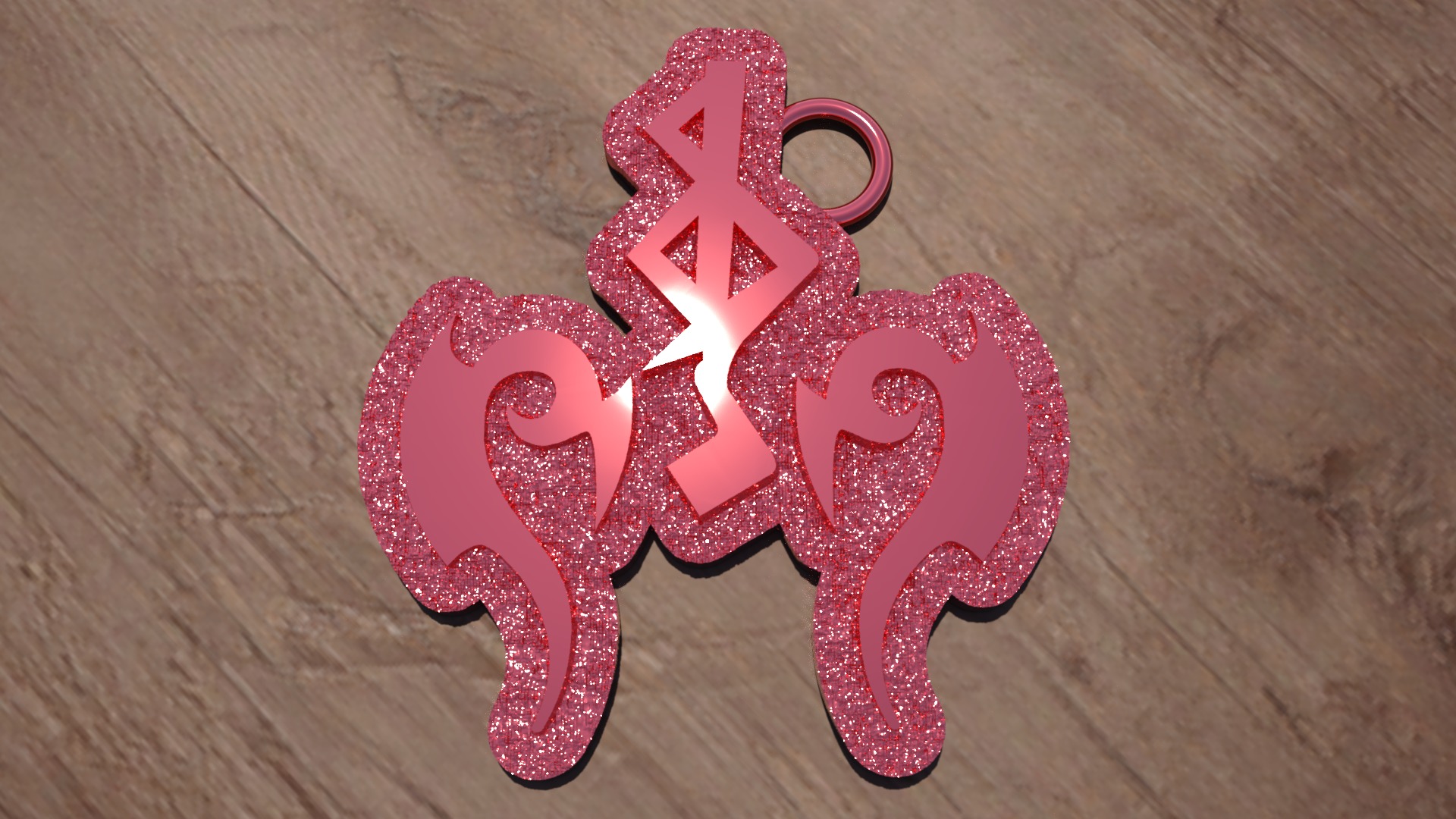 ARPEGGIO OF BLUE STEEL KEYCHAIN AND CORE 3D print model_13