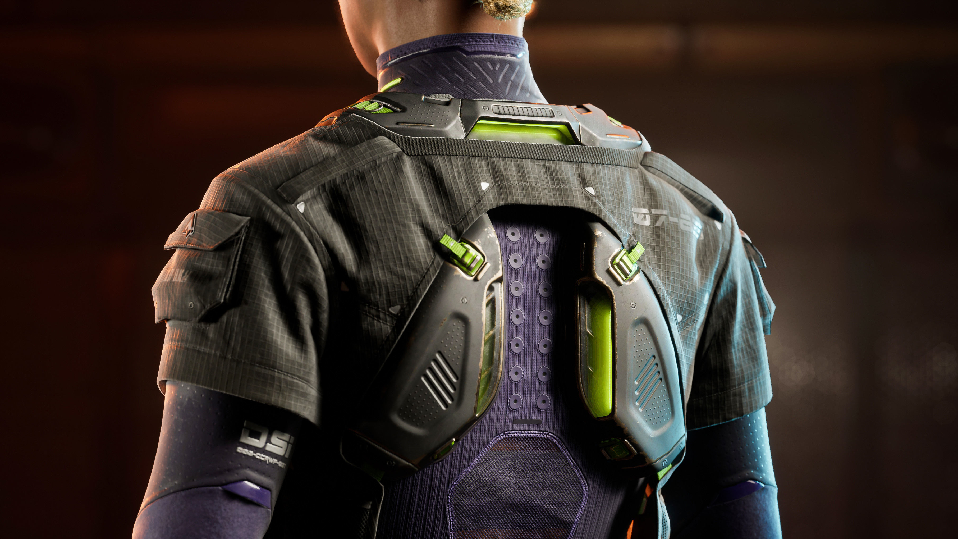 Sasha Stride Realtime Sci-fi Character - Rigged Low-poly 3D model_2