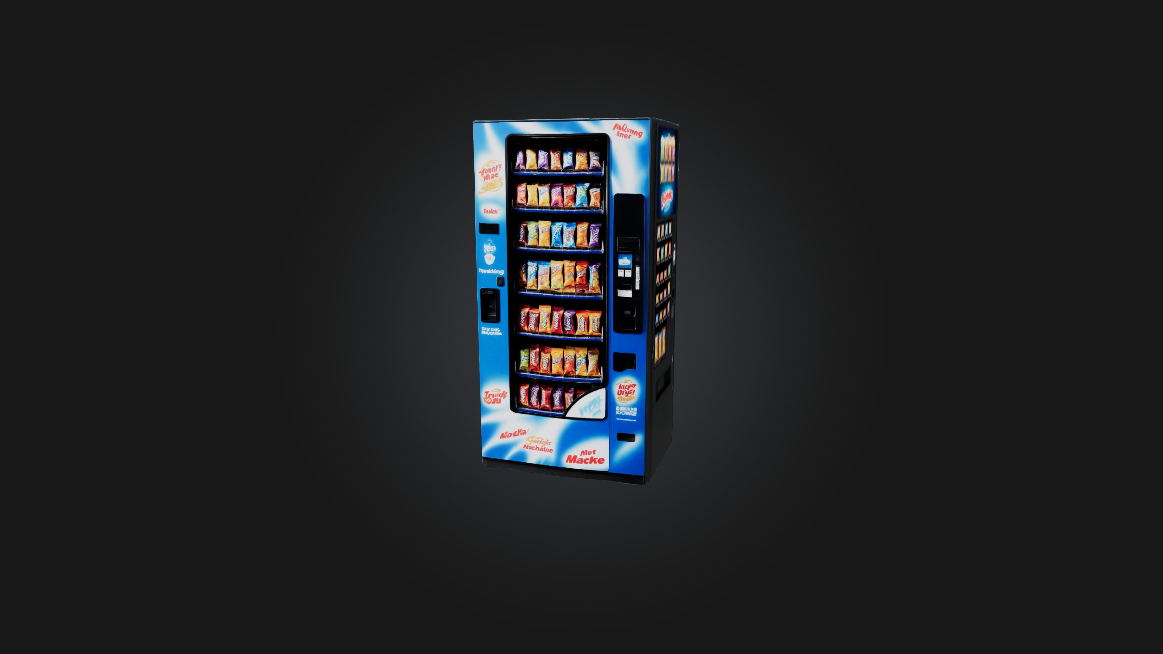 Vending Machine 3D model_1