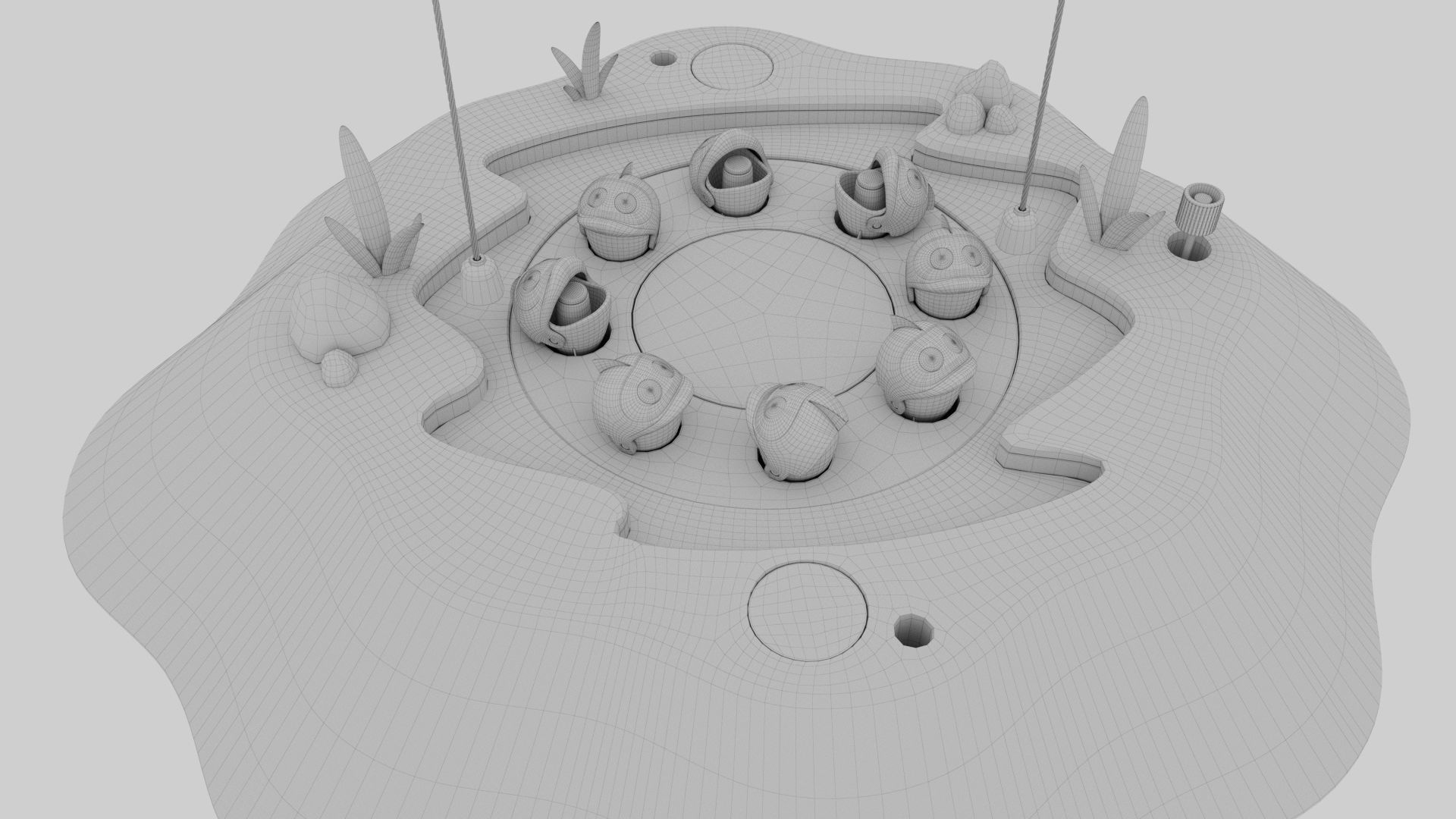 Toy fishing - Maya File - V-ray 3D model_6