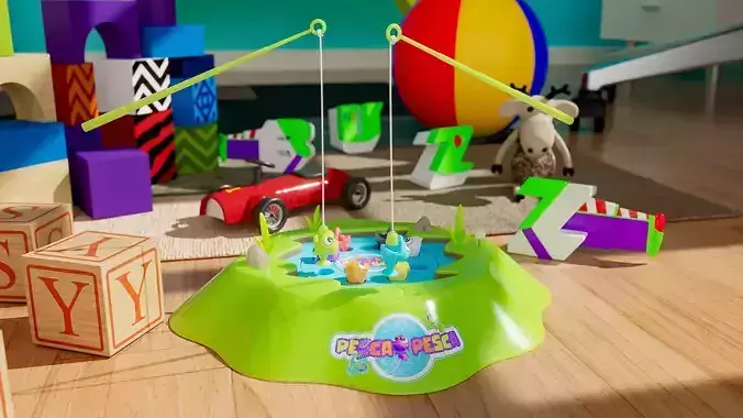 Toy fishing - Maya File - V-ray
