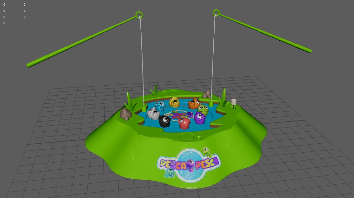 Toy fishing - Maya File - V-ray 3D model_7