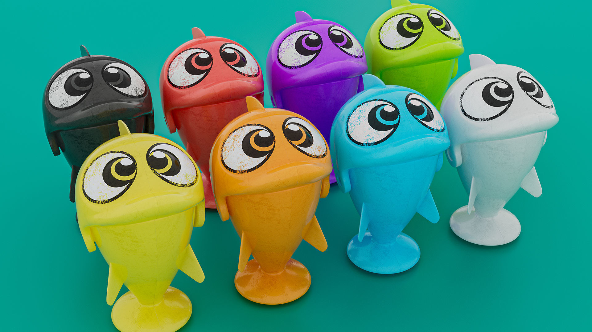 Toy fishing - Maya File - V-ray 3D model_3