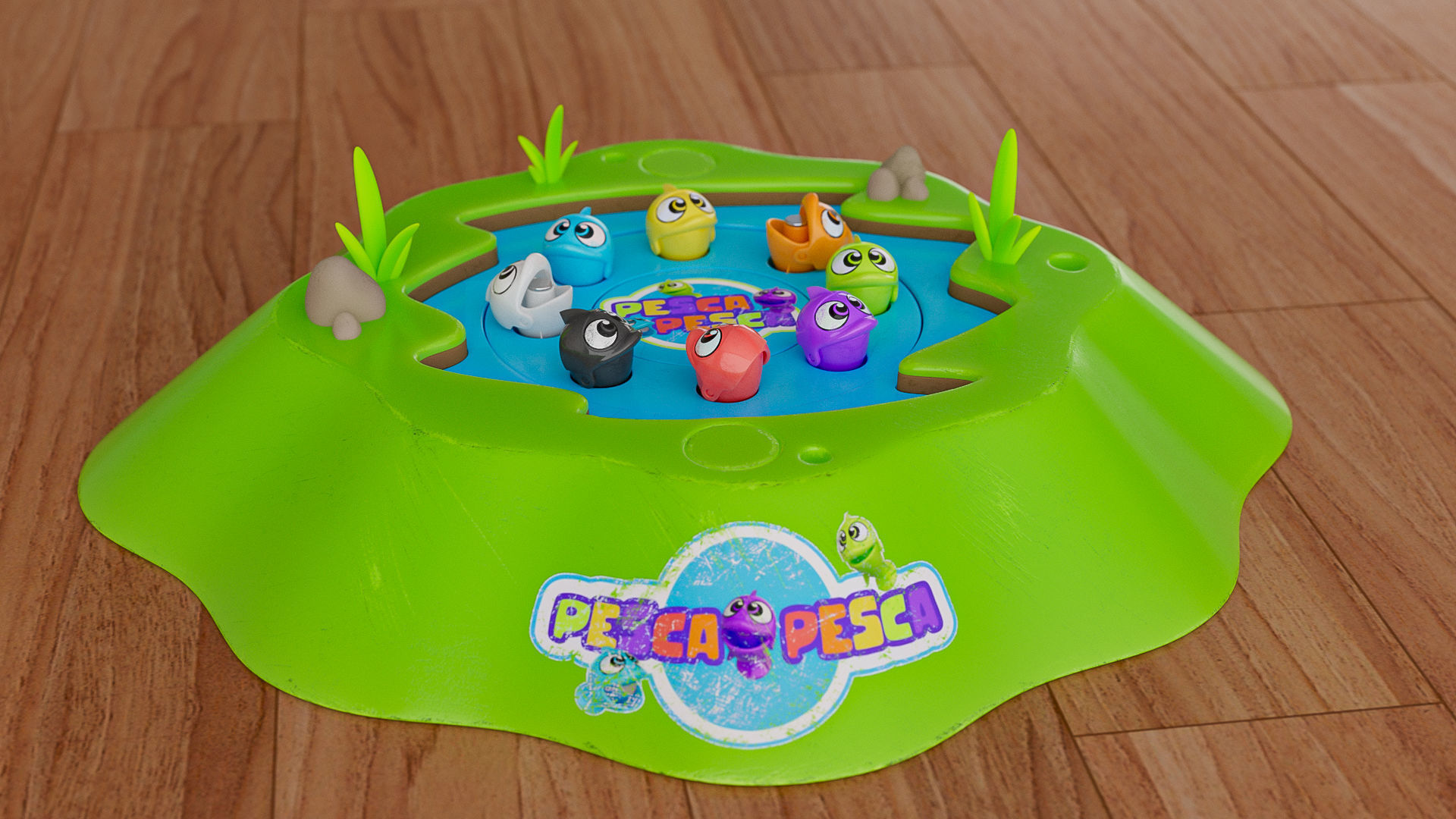 Toy fishing - Maya File - V-ray 3D model_5