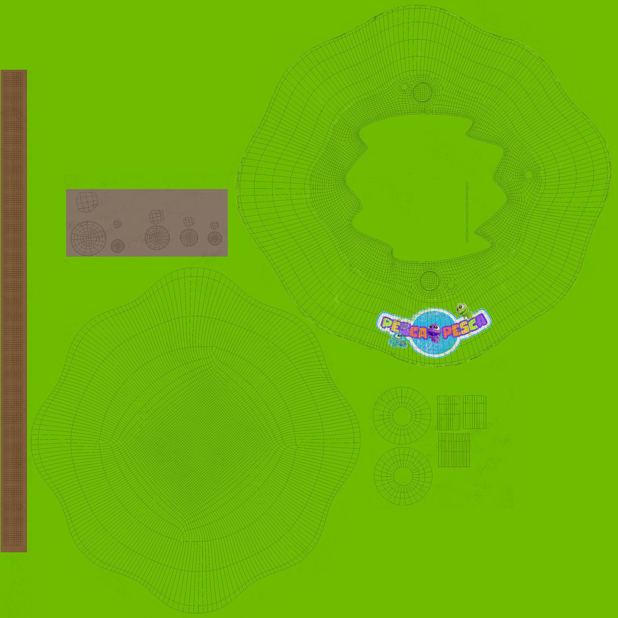 Toy fishing - Maya File - V-ray 3D model_9