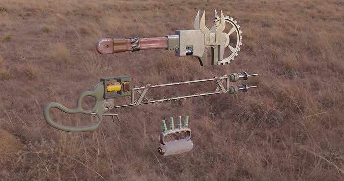 waste weapons 3D model
