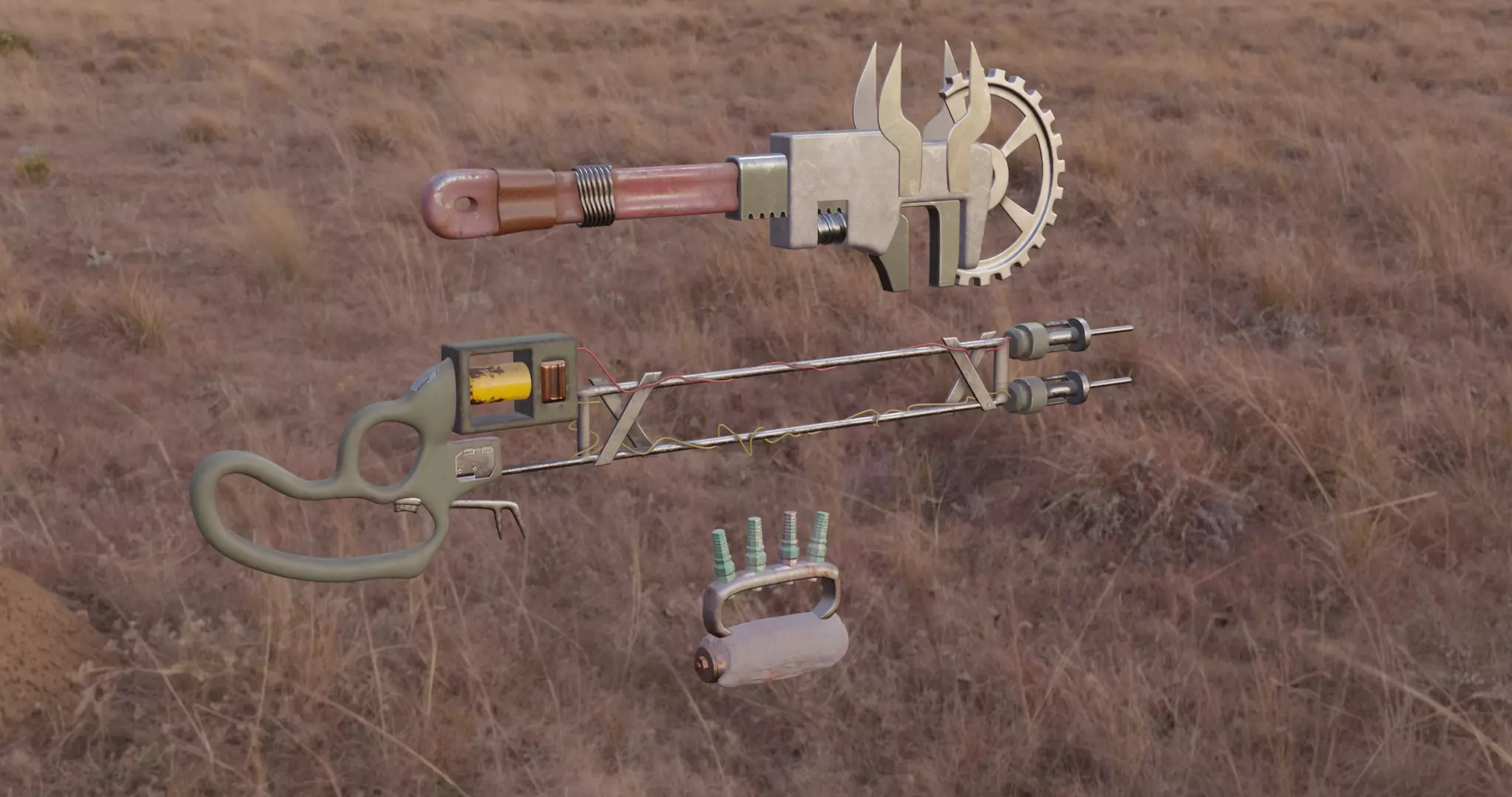 waste weapons 3D model_0