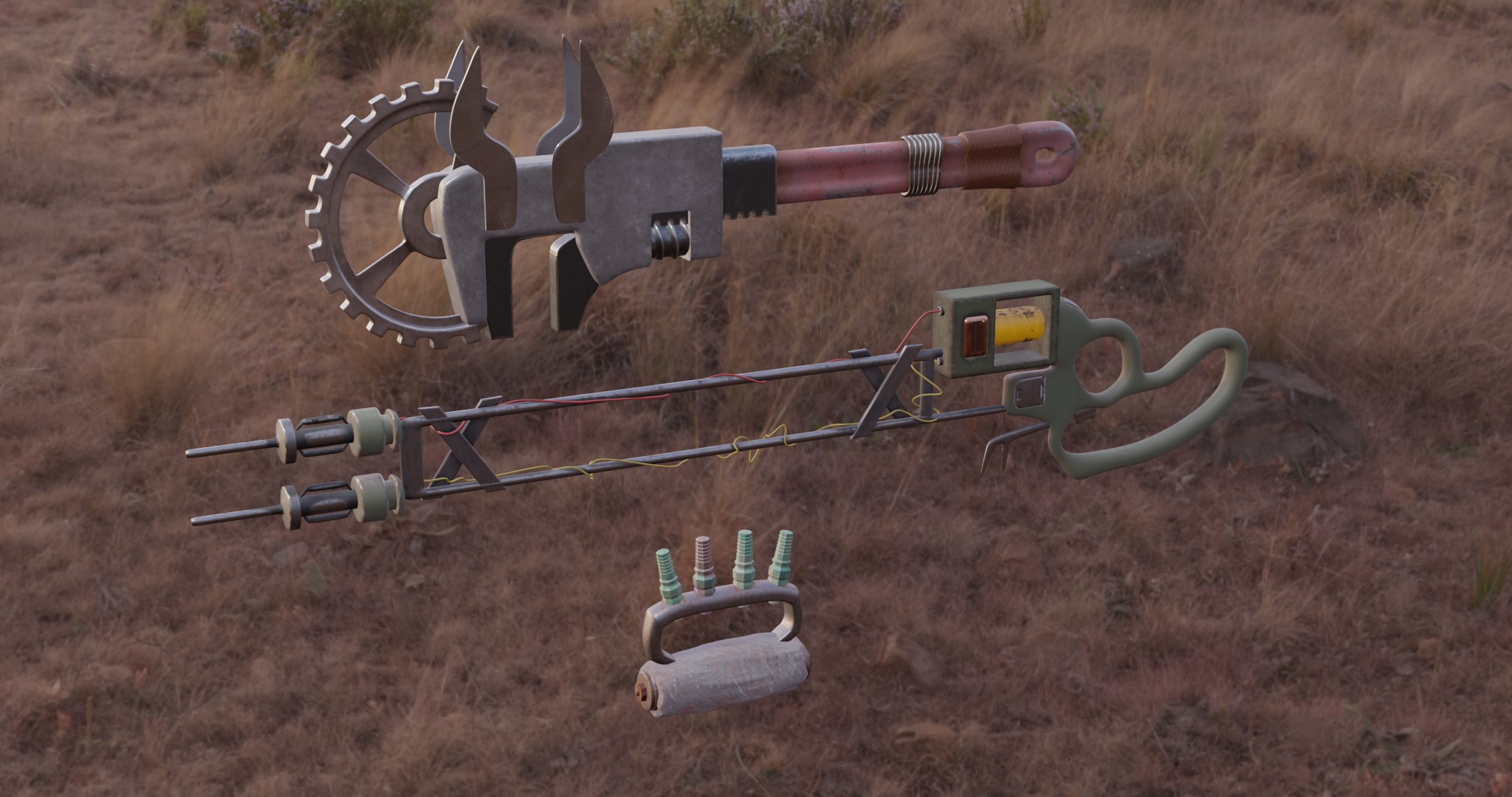 waste weapons 3D model_3