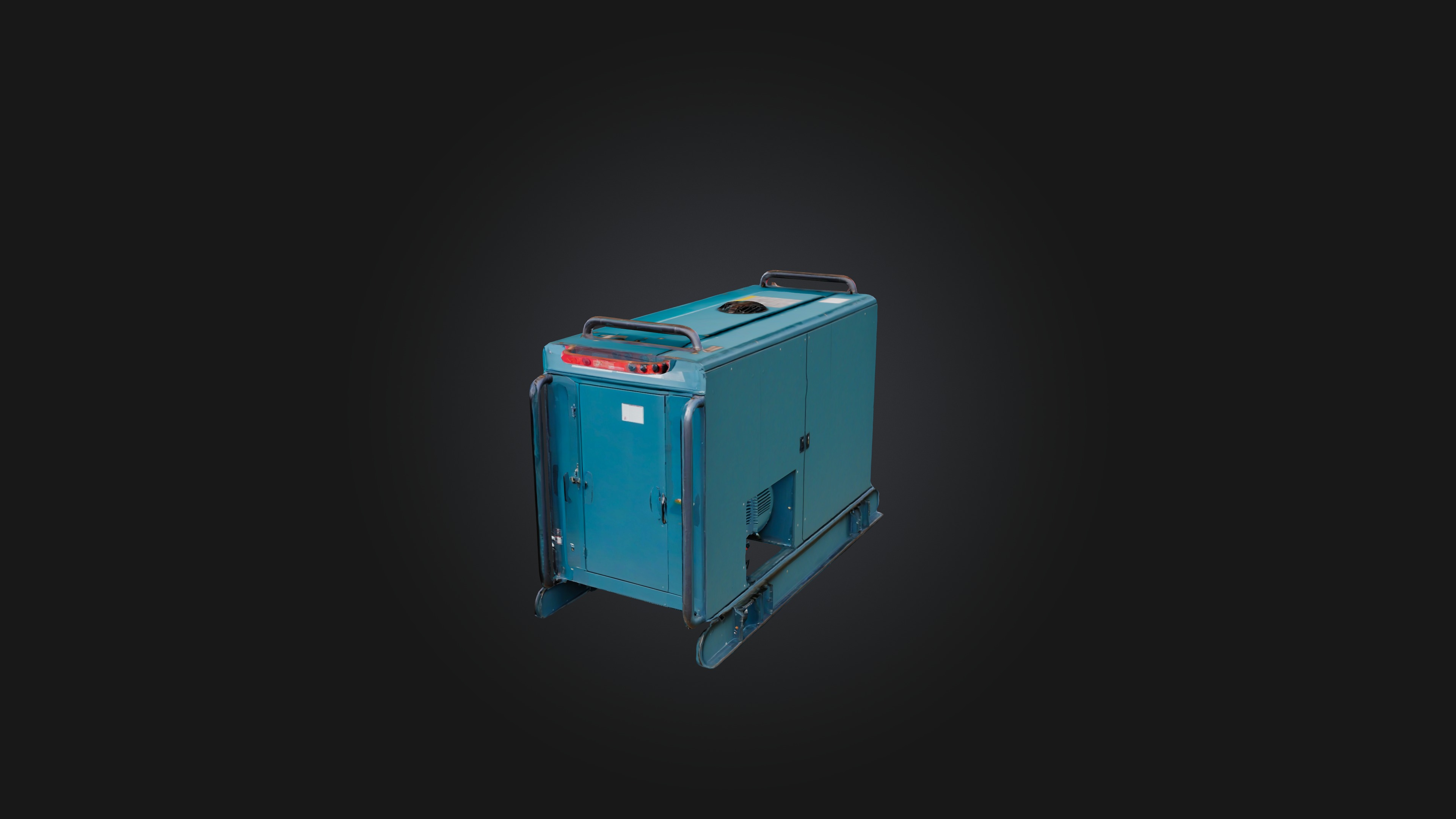 Electric Generator Low-poly 3D model_4