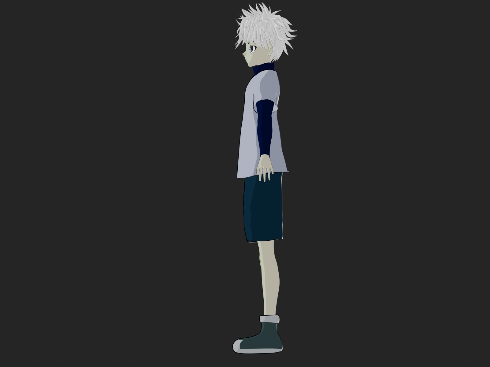 Killua Zoldyck 3D model_3