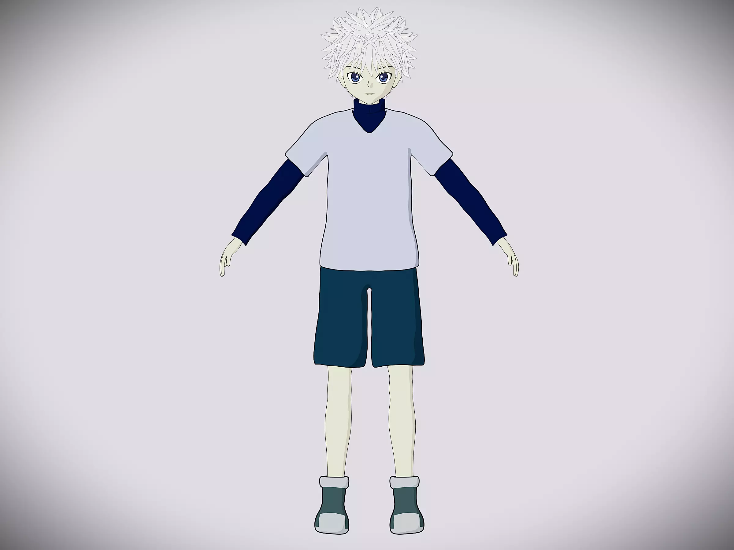 Killua Zoldyck 3D model_0