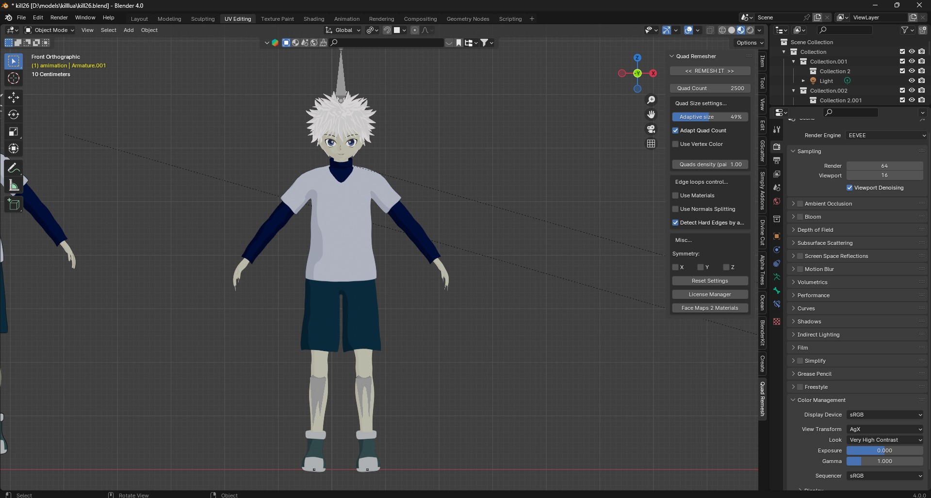 Killua Zoldyck 3D model_6