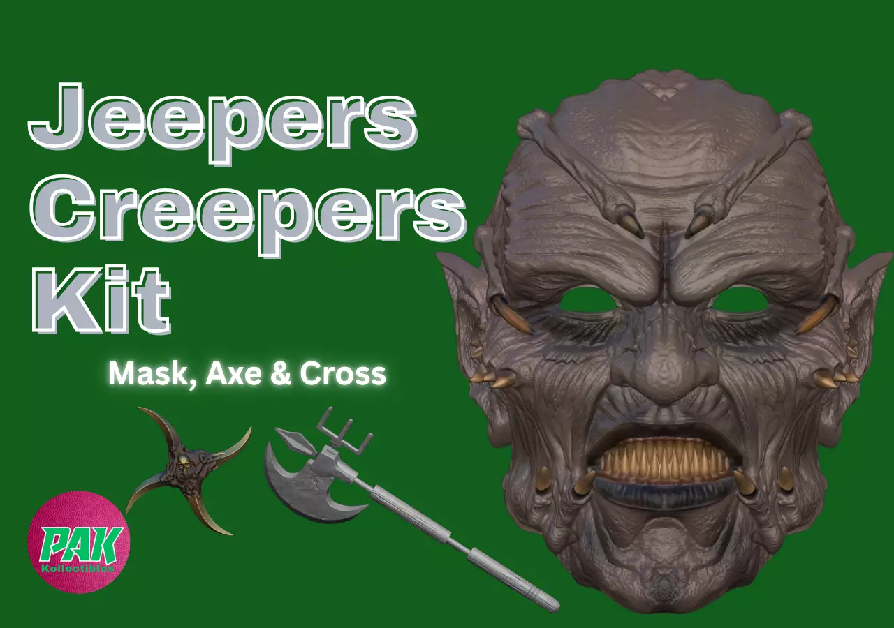 Jeepers Creepers Halloween Mask 3d print model stl 3D print model_0