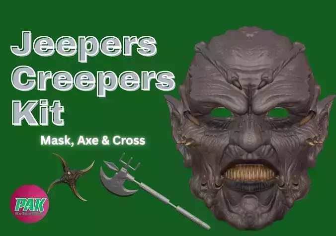 Jeepers Creepers Halloween Mask 3d print model stl 3D print model