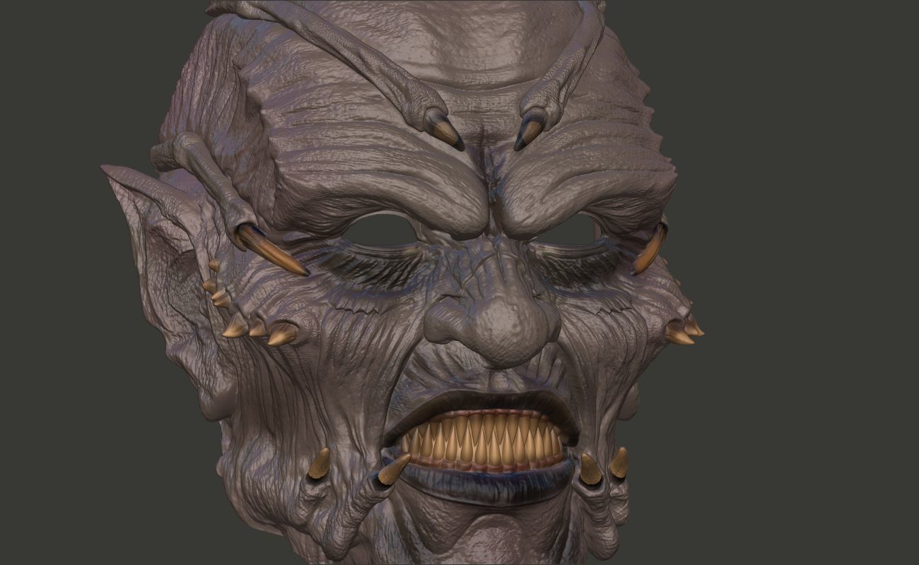 Jeepers Creepers Halloween Mask 3d print model stl 3D print model_1