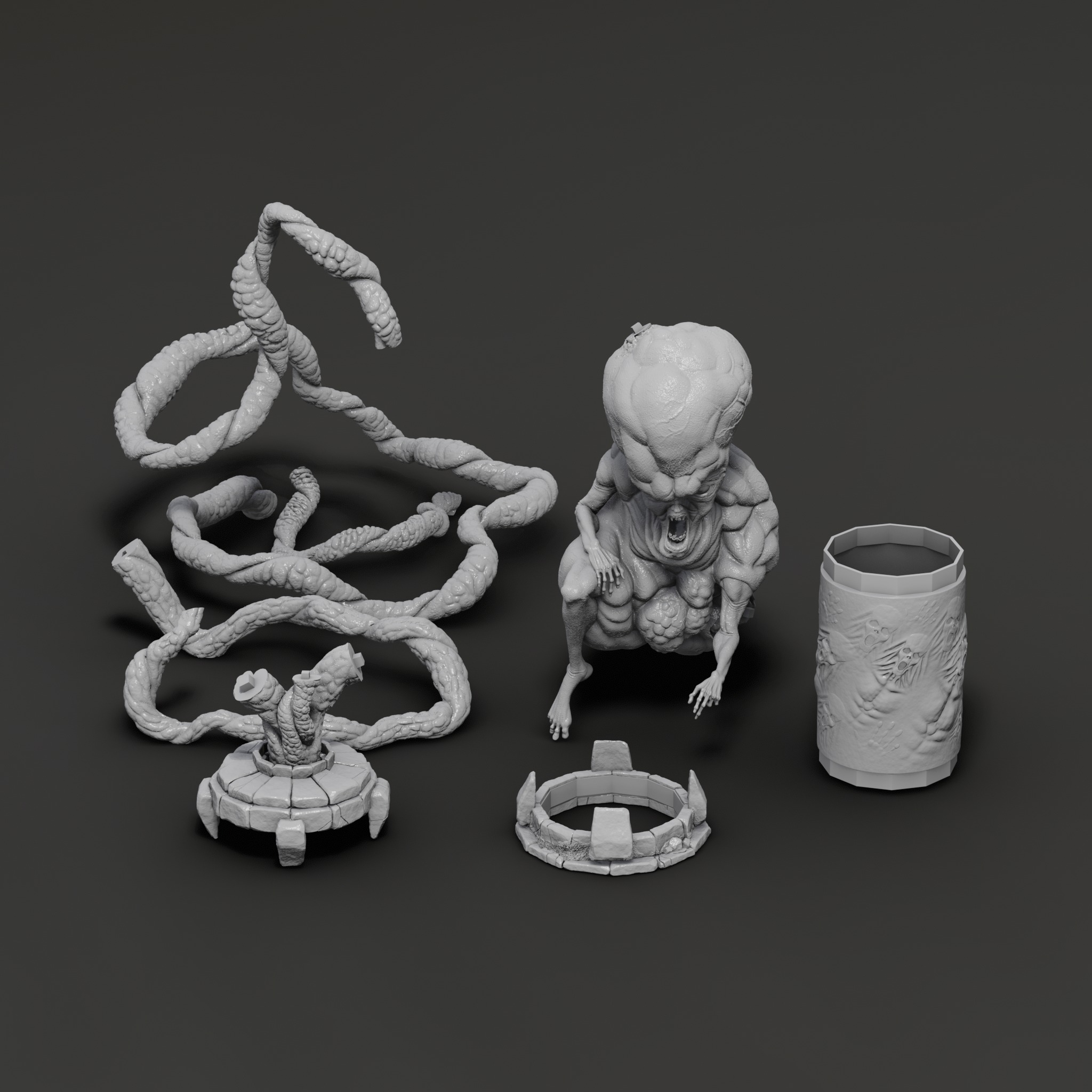 Atropal From Tomb Of Annihilation 3D Model 3D print model_2
