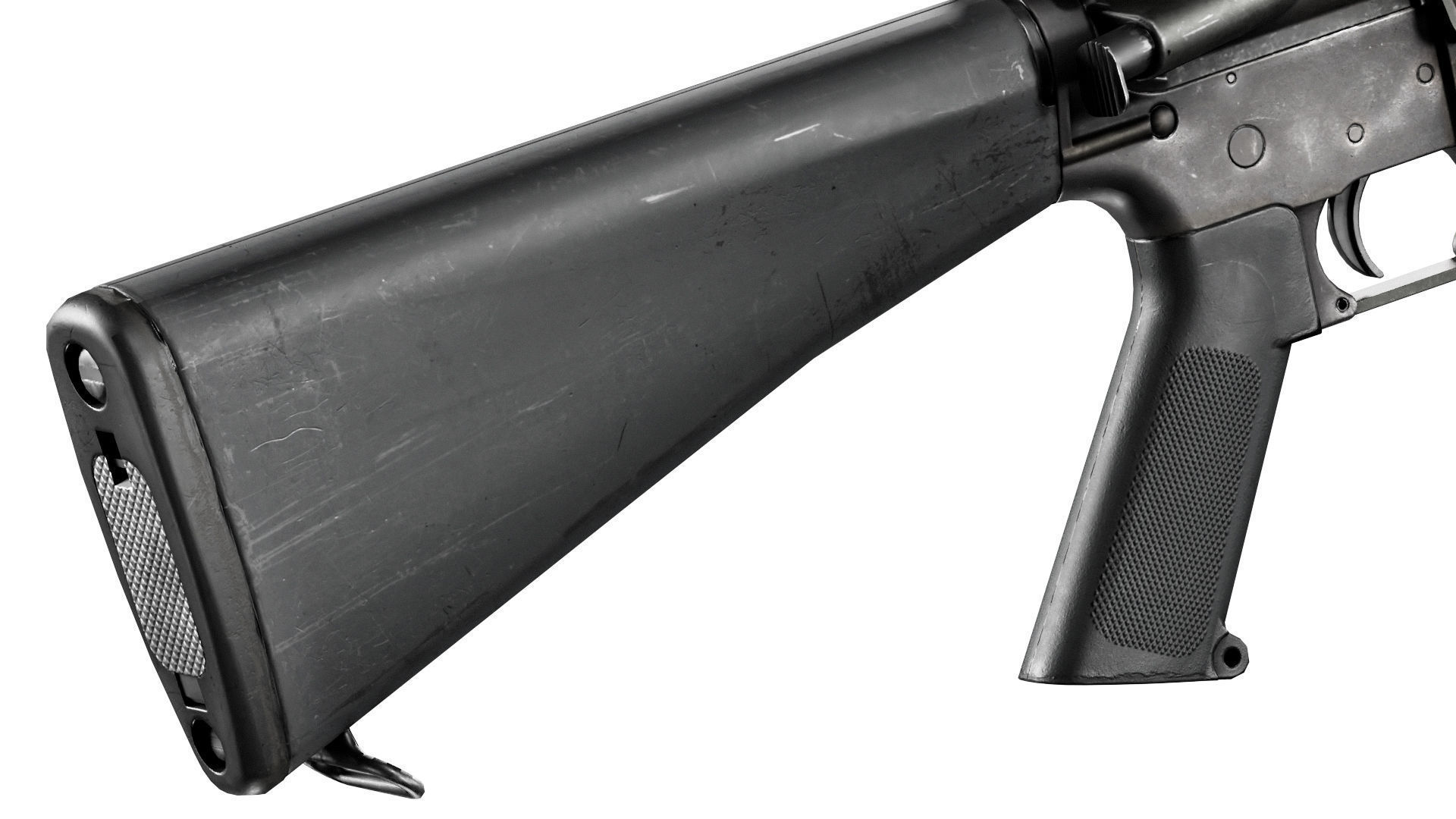 M16A1 NAM Low-poly 3D model_4