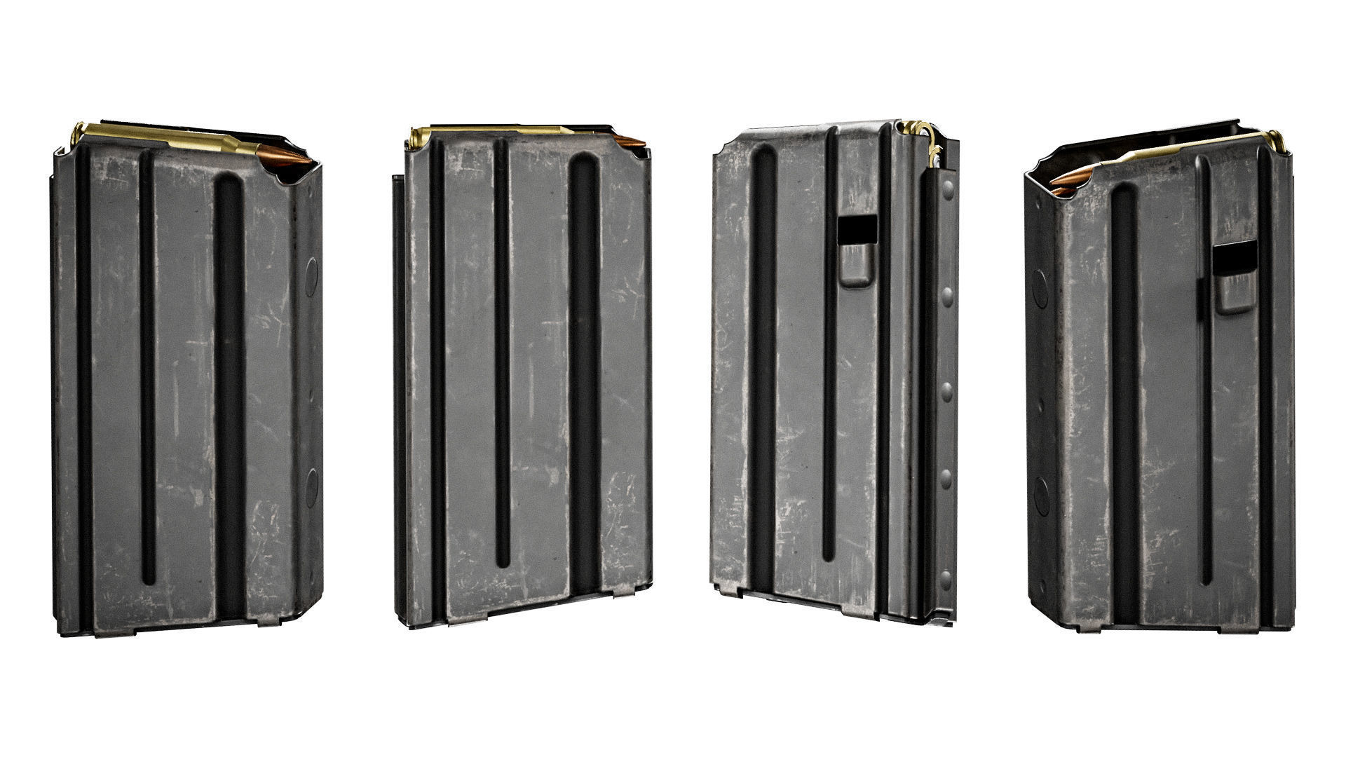 M16A1 NAM Low-poly 3D model_7