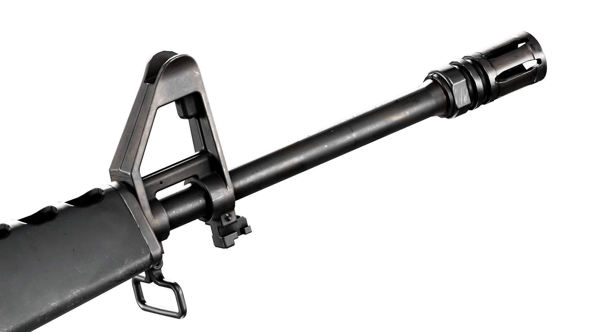 M16A1 NAM Low-poly 3D model_5