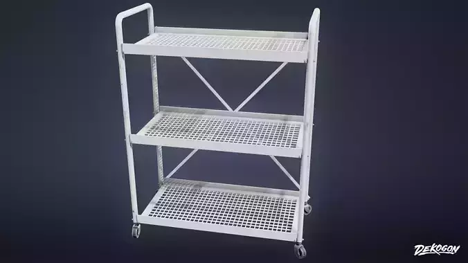 GROCERY - Display Stand 02 - LOW POLY AND NANITE