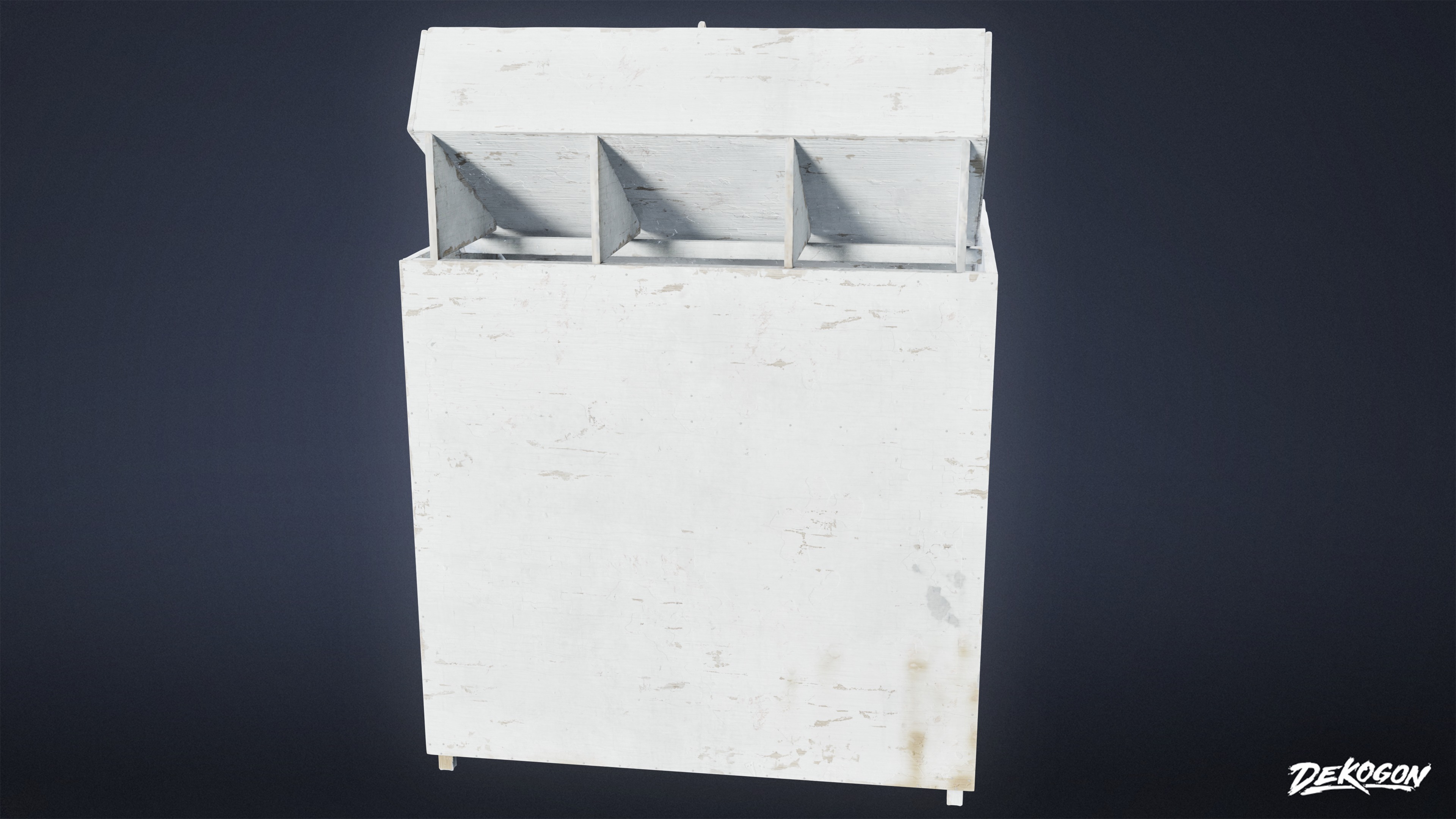 GROCERY - Food Stand 01 - LOW POLY AND NANITE Low-poly 3D model_3