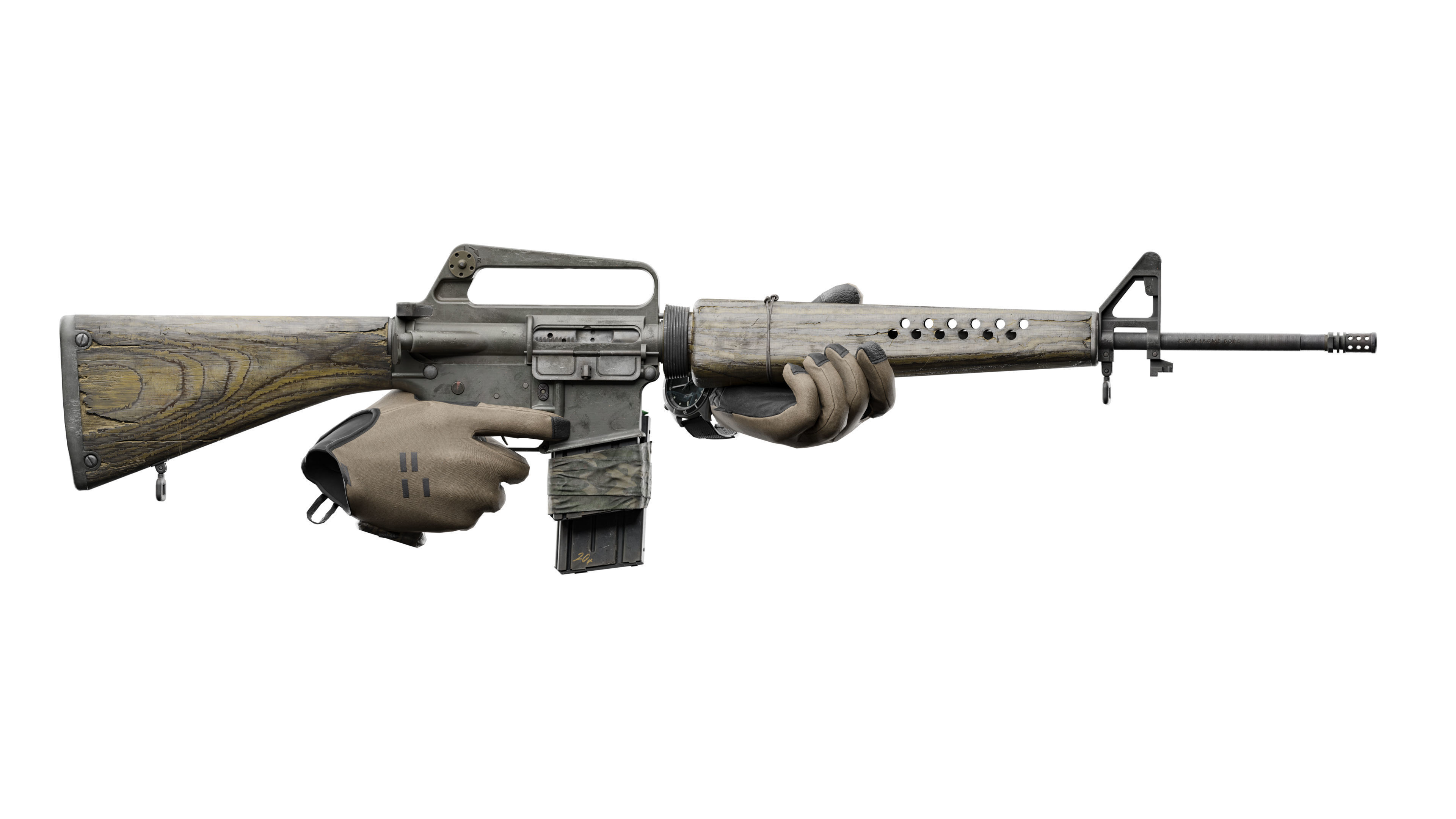 3D model M16A1 FALLOUT VR / AR / low-poly | CGTrader