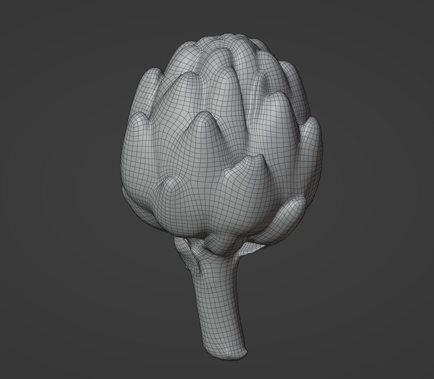 Artichoke Set 01 Low-poly 3D model_7