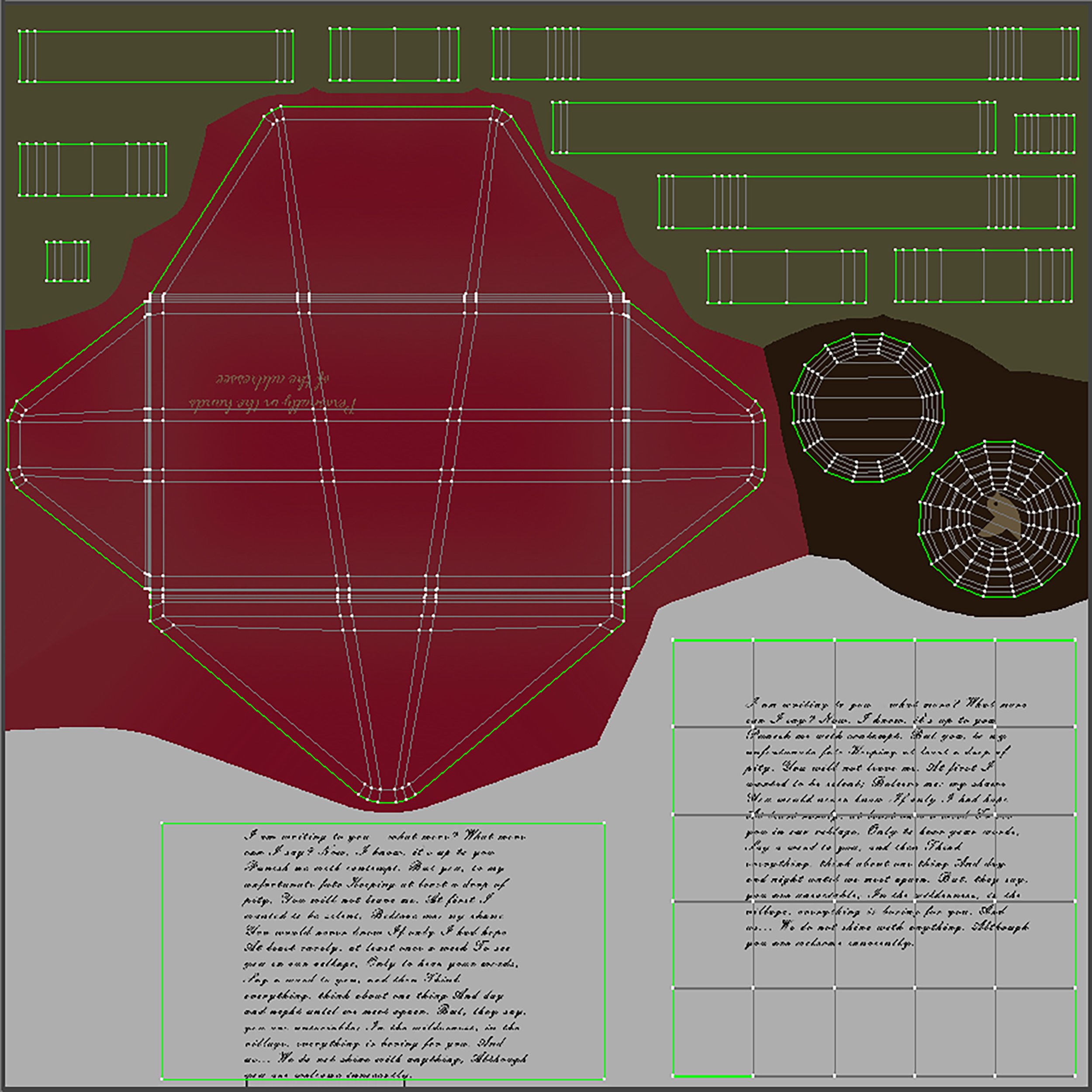 Envelope Letter Invitation 3D model_19