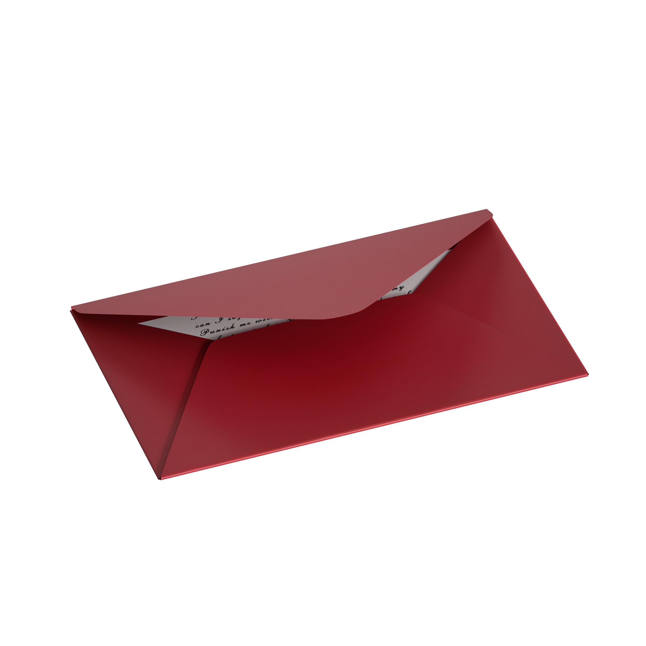 Envelope Letter Invitation 3D model_3