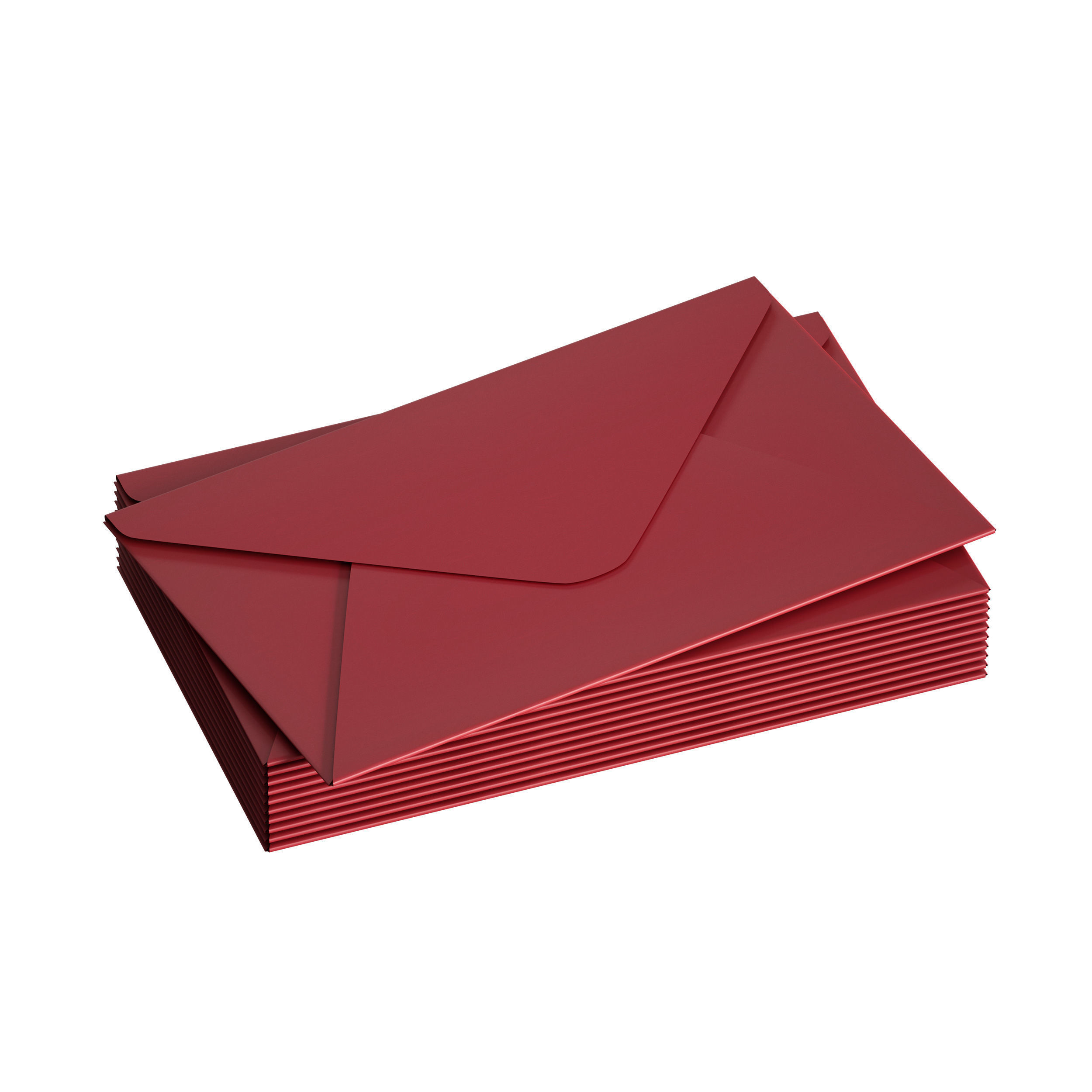 Envelope Letter Invitation 3D model_6
