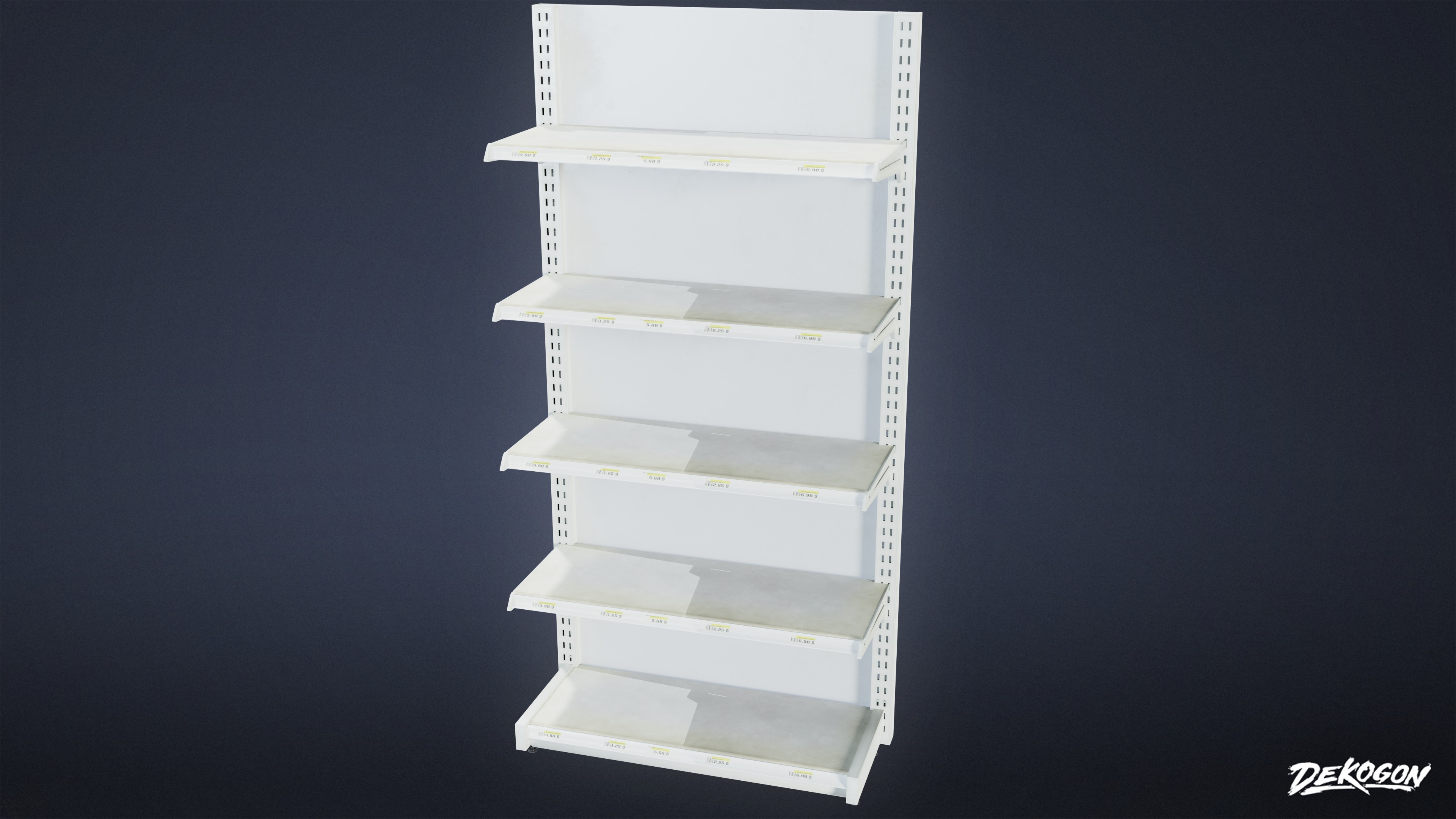 GROCERY - Food Stand 11 - LOW POLY AND NANITE Low-poly 3D model_4