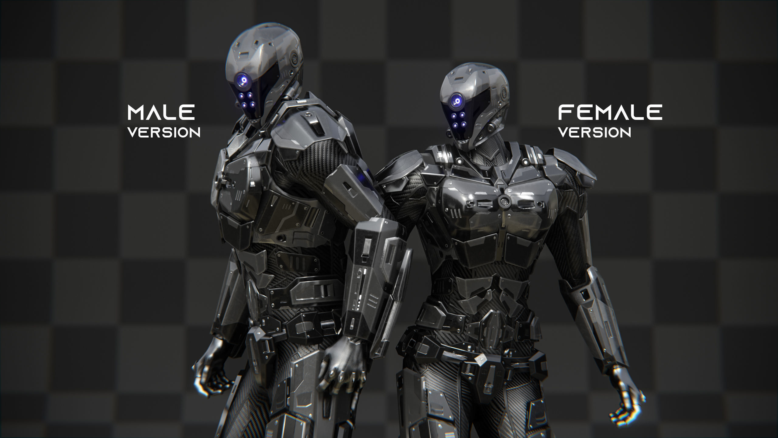Cyborg Characters - Creatures 3D Model Collection_5
