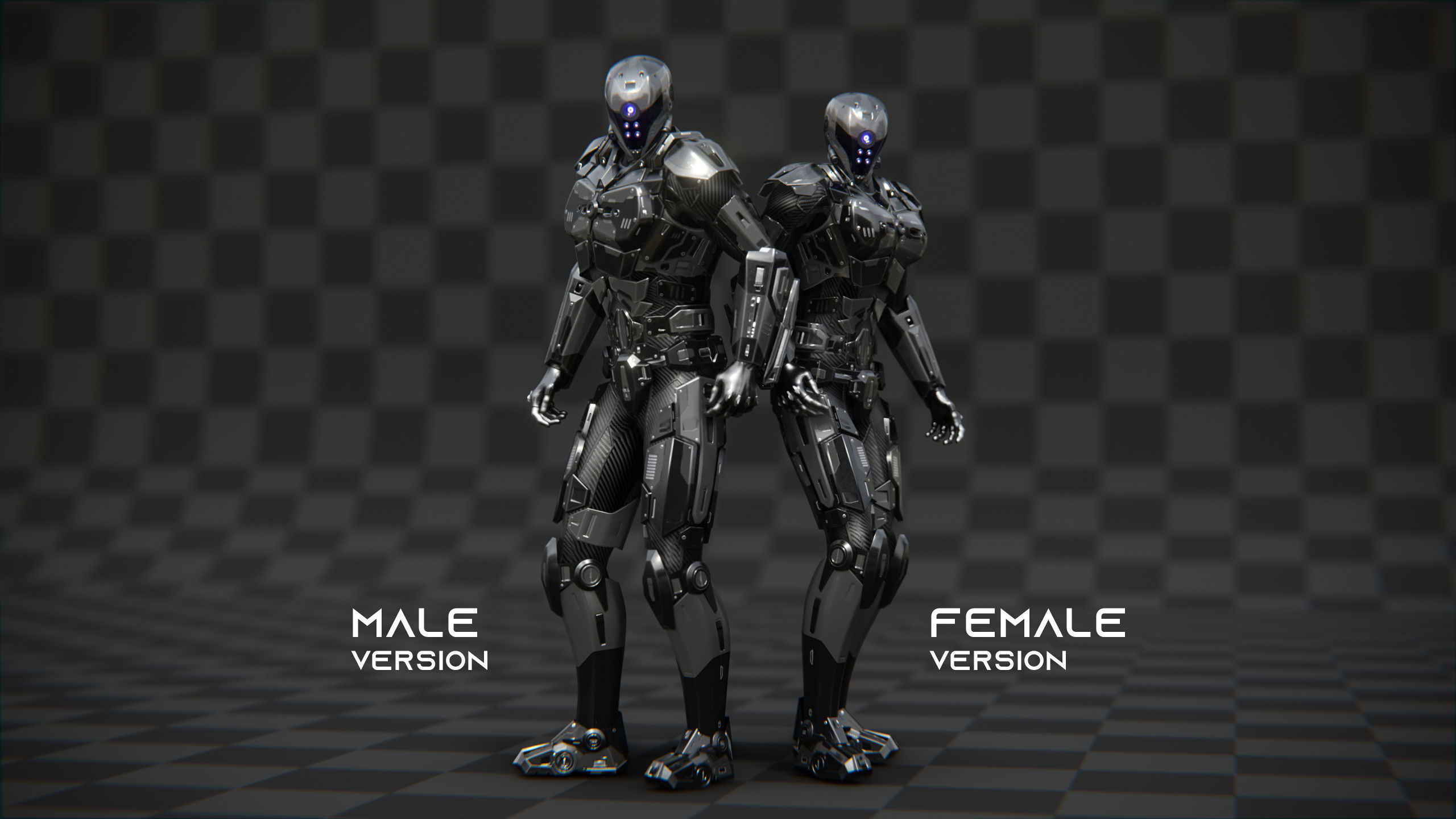 Cyborg Characters - Creatures 3D Model Collection_7