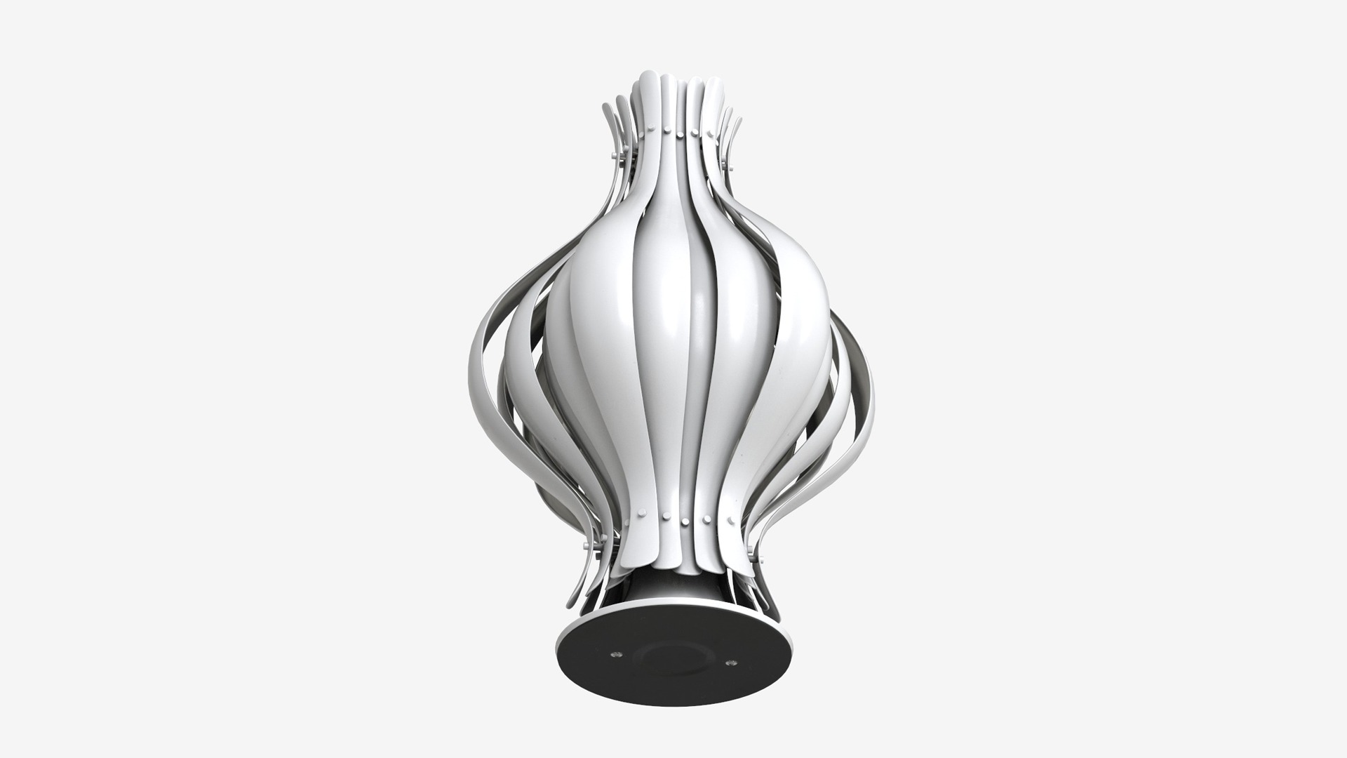 Onion Lamp Low-poly 3D model_5