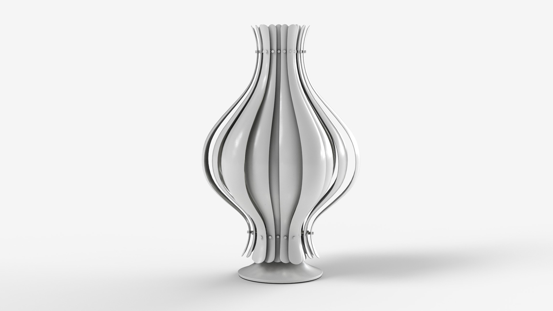 Onion Lamp Low-poly 3D model_4