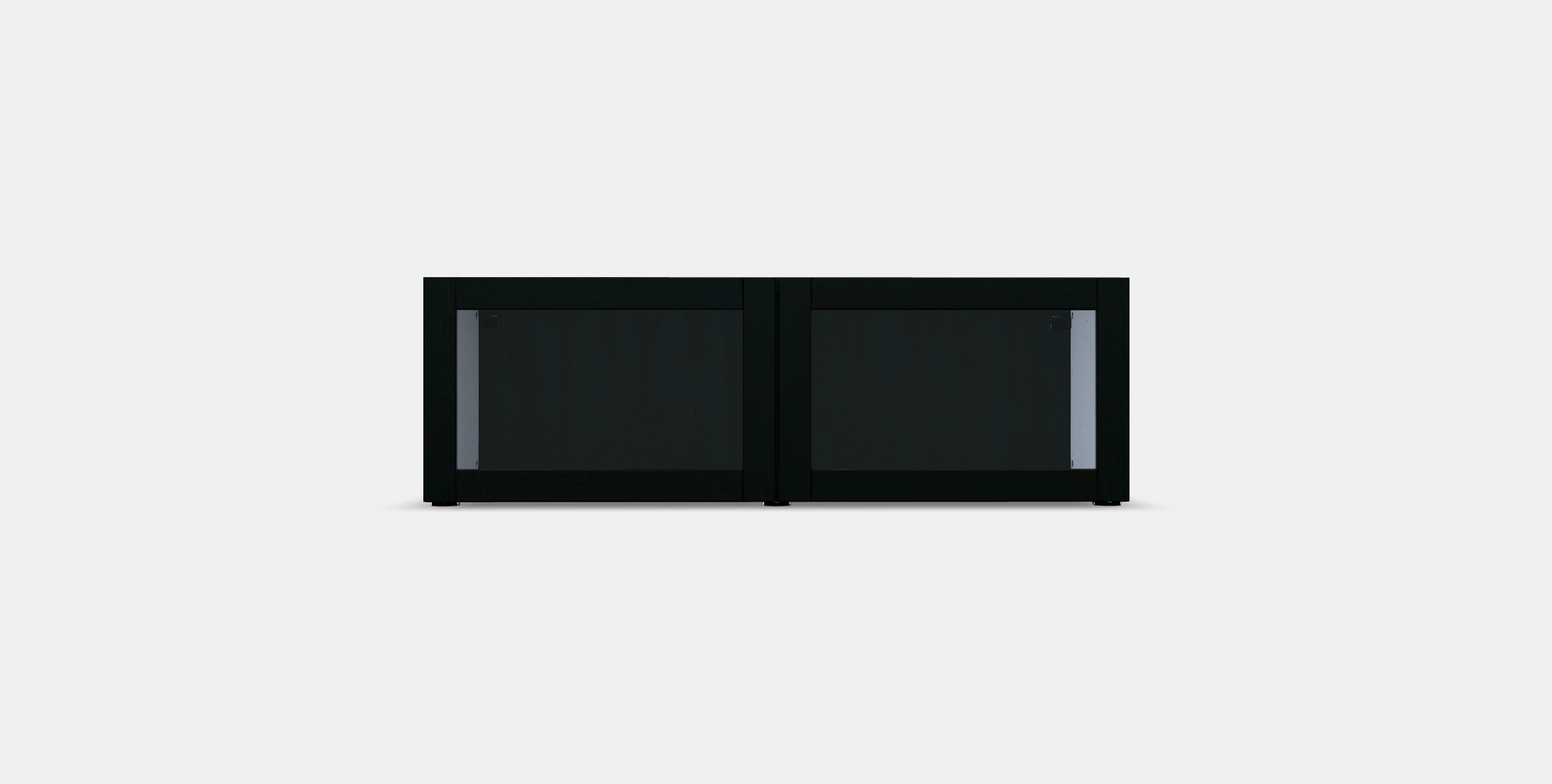 BESTA Shelf unit with glass doors 4 3D model_8