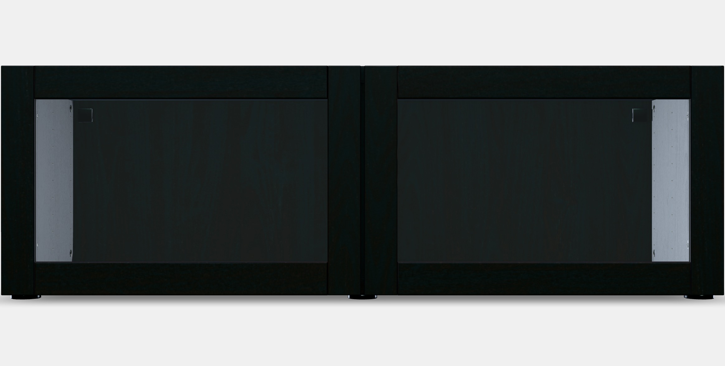 BESTA Shelf unit with glass doors 4 3D model_12