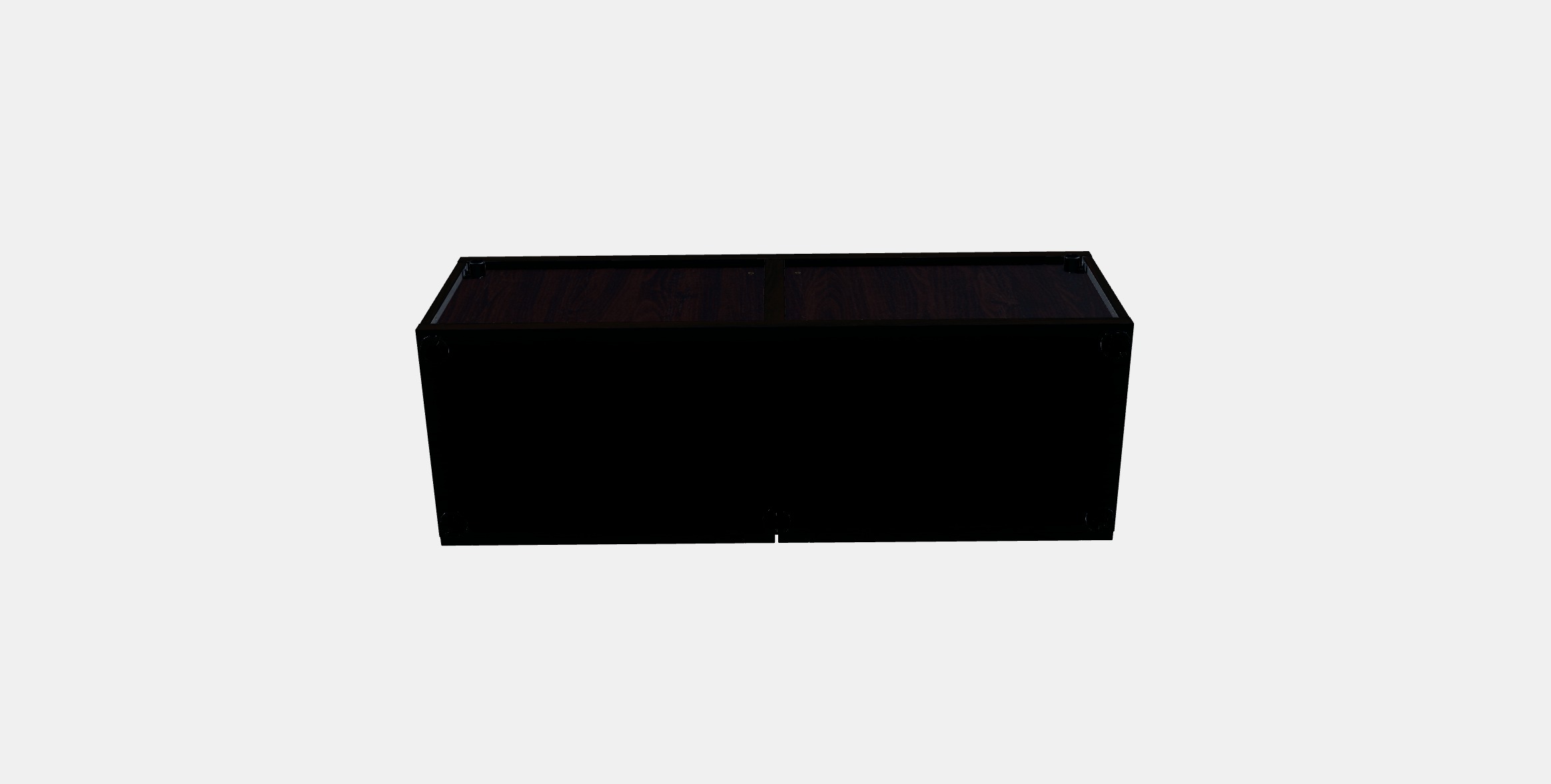 BESTA Shelf unit with glass doors 4 3D model_3