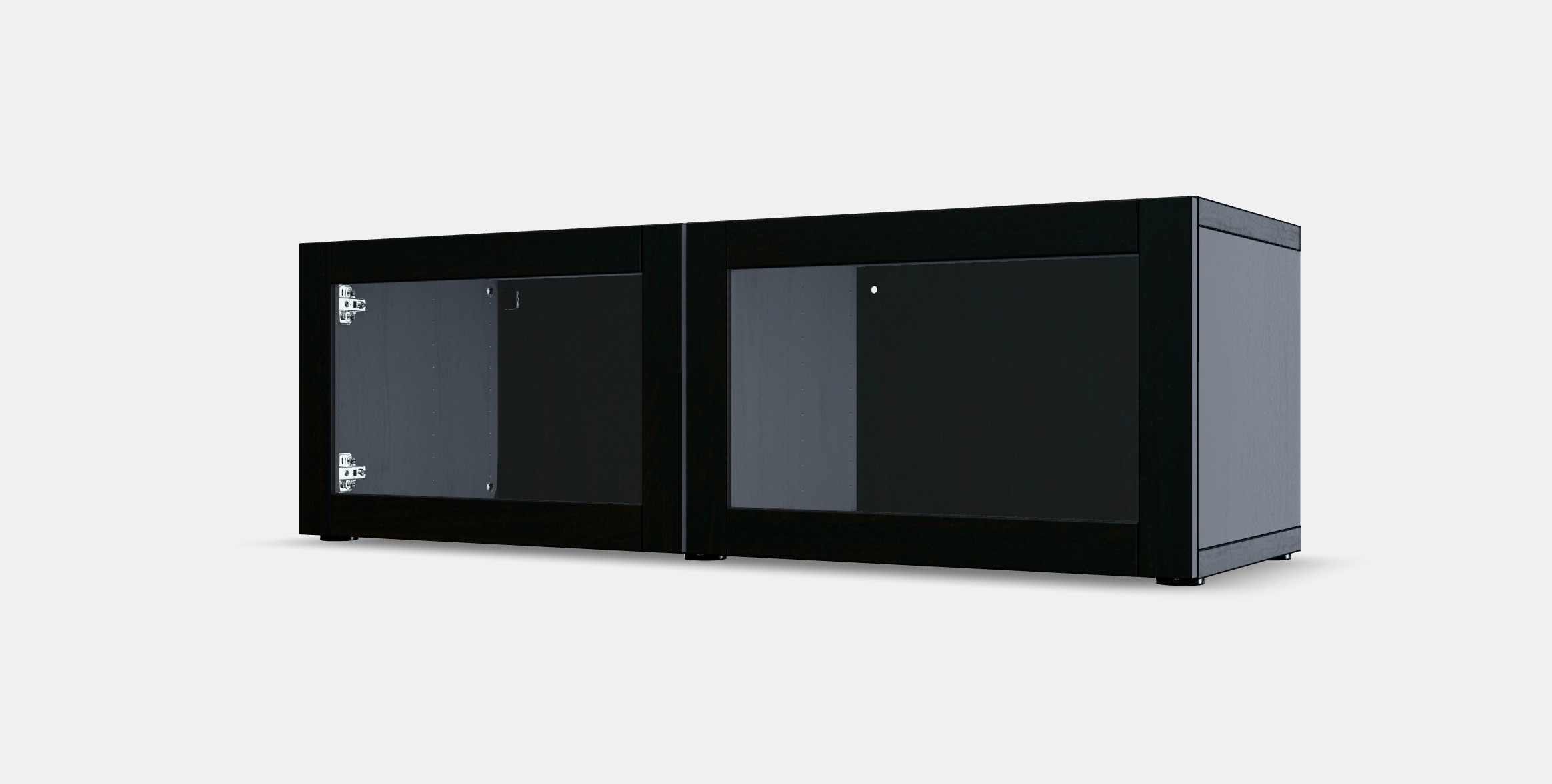 BESTA Shelf unit with glass doors 4 3D model_13
