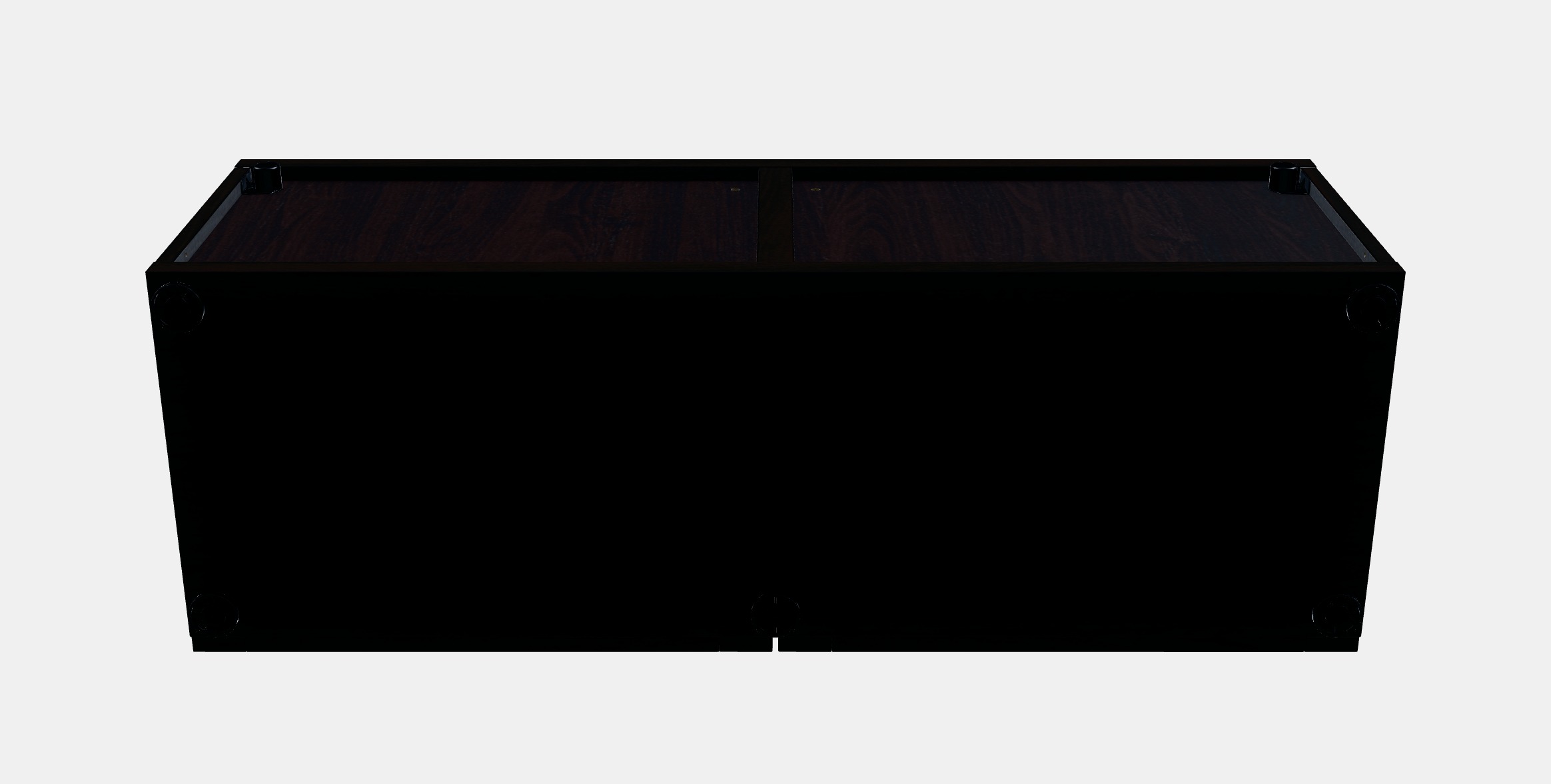 BESTA Shelf unit with glass doors 4 3D model_5