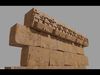 Ancient Temple Wall Modular Low-poly 3D model_1
