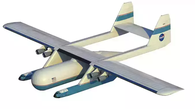 Conroy Virtus large transport aircraft 3D model