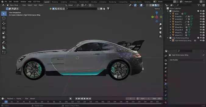 Mercedes-Benz AMG GT Black Series Project One Edition 2021 3D model