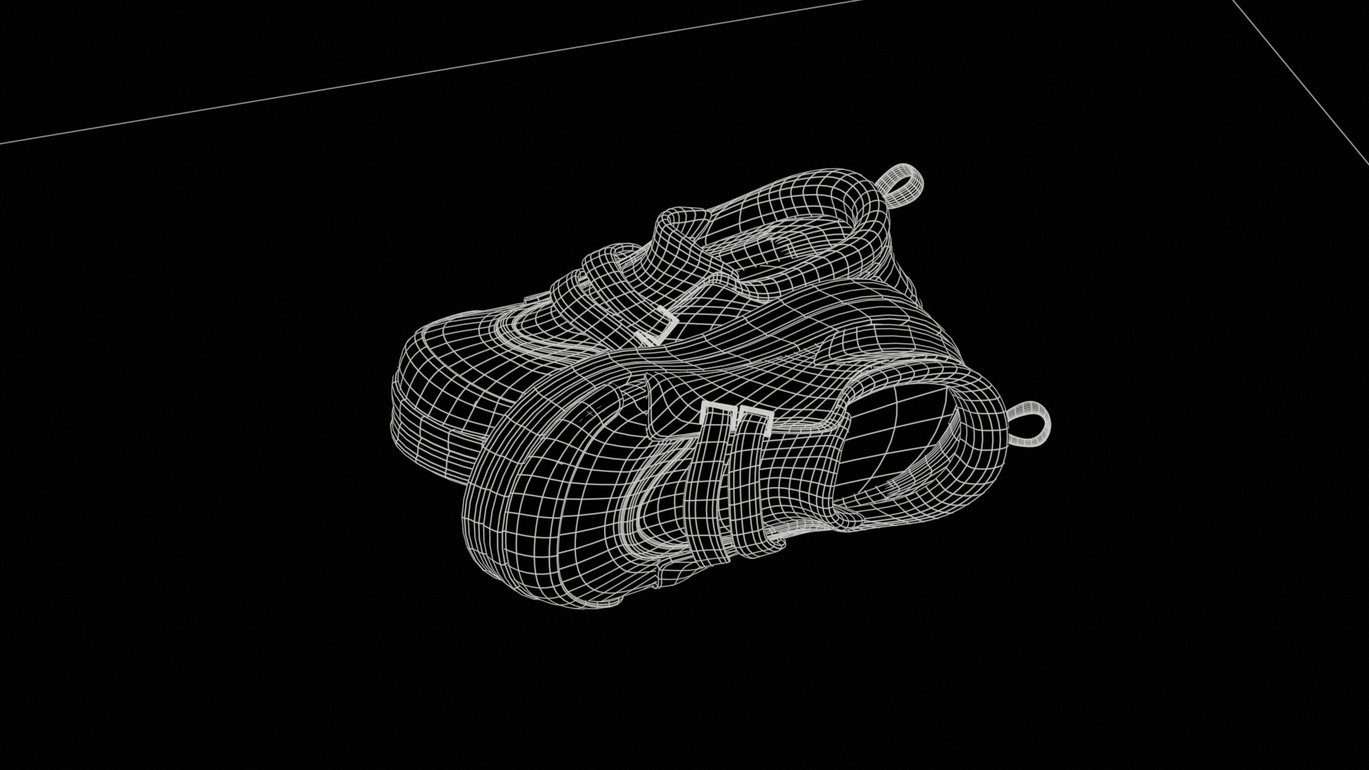 Shoe 3d Model and Texture Low-poly 3D model_6