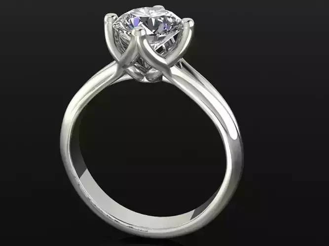 wedding solitaire ring  