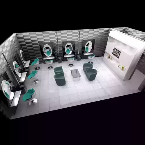 Hairdresser 3D model