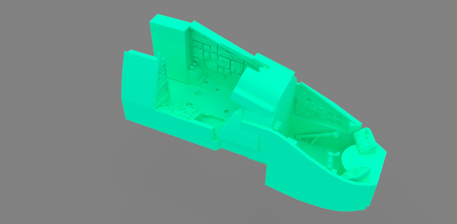 mi-24 1-144 scale profiset for zvezda model kit 3D print model_6