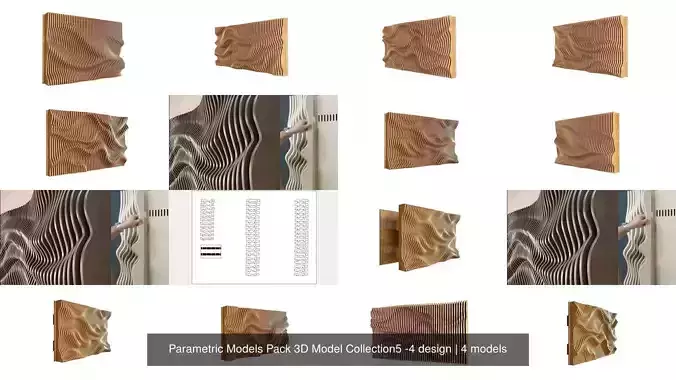 Parametric Models Pack 3D Model Collection5 -4 design